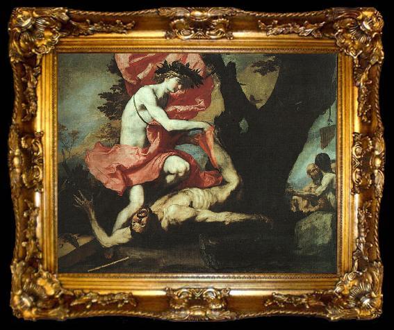 framed  Jusepe de Ribera The Flaying of Marsyas, ta009-2